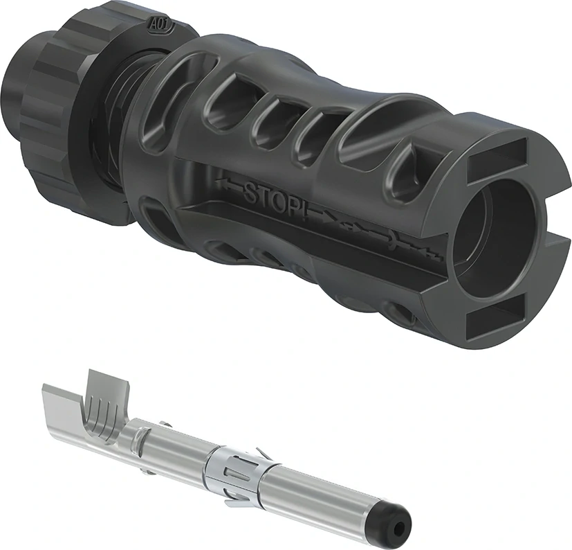Solární panelový konektor MC4-Evo 2 - 4 / 6 mm², samec