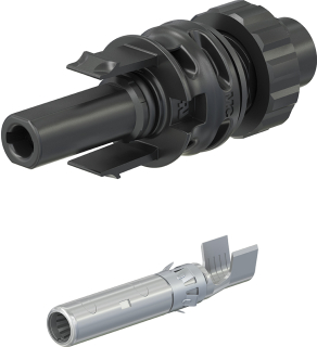 Solární panelový konektor MC4-Evo 2 - 4 / 6 mm², samice