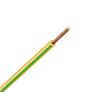 Vodič (CYA) H07V-K zelenožlutá 1X6, 100m